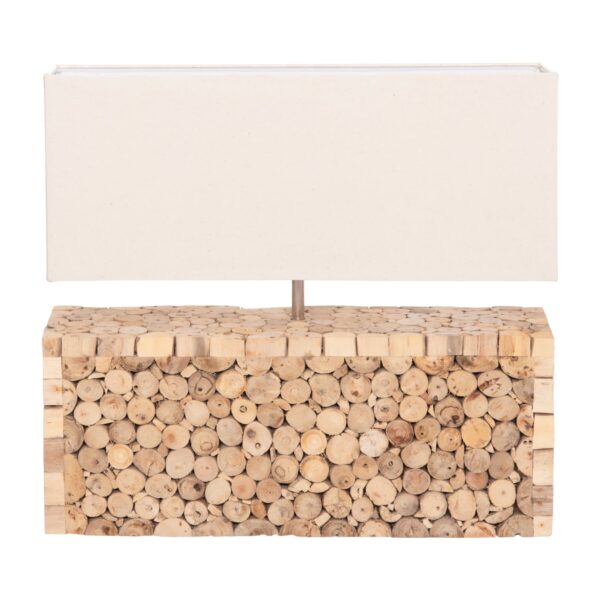 ΕΠΙΤΡΑΠΕΖΙΟ ΦΩΤΙΣΤΙΚΟ TWIGGY HM4437 DRIFTWOOD & ΛΕΥΚΟ ΚΑΠΕΛΟ 50.5x16x45.5Υεκ. - Image 3