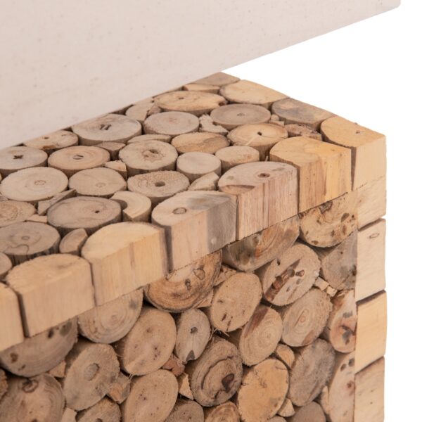 ΕΠΙΤΡΑΠΕΖΙΟ ΦΩΤΙΣΤΙΚΟ TWIGGY HM4437 DRIFTWOOD & ΛΕΥΚΟ ΚΑΠΕΛΟ 50.5x16x45.5Υεκ. - Image 5