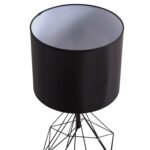 ΕΠΙΤΡΑΠΕΖΙΟ ΦΩΤΙΣΤΙΚΟ GEILO HM7416.11 ΜΑΥΡΟ ΜΕΤΑΛΛΙΚΟ--ΜΑΥΡΟ PVC ΚΑΠΕΛΟ Φ25x48,5Υεκ. - Image 3