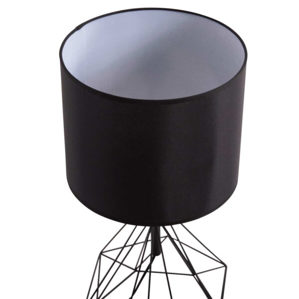 ΕΠΙΤΡΑΠΕΖΙΟ ΦΩΤΙΣΤΙΚΟ GEILO HM7416.11 ΜΑΥΡΟ ΜΕΤΑΛΛΙΚΟ--ΜΑΥΡΟ PVC ΚΑΠΕΛΟ Φ25x48,5Υεκ. - Image 3