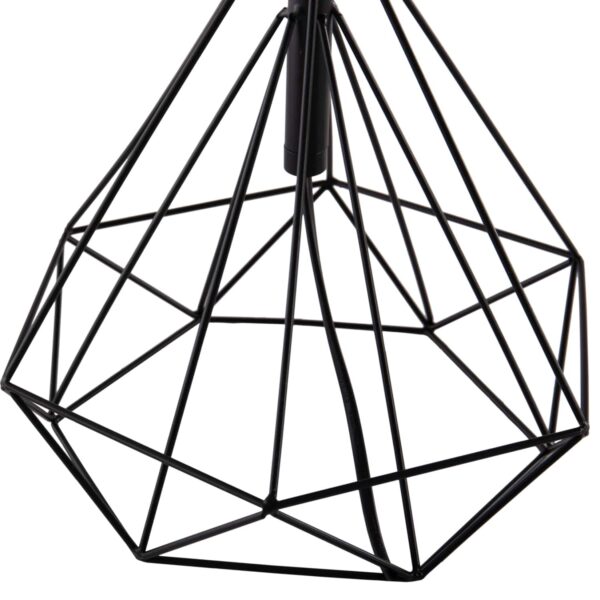 ΕΠΙΤΡΑΠΕΖΙΟ ΦΩΤΙΣΤΙΚΟ GEILO HM7416.11 ΜΑΥΡΟ ΜΕΤΑΛΛΙΚΟ--ΜΑΥΡΟ PVC ΚΑΠΕΛΟ Φ25x48,5Υεκ. - Image 4