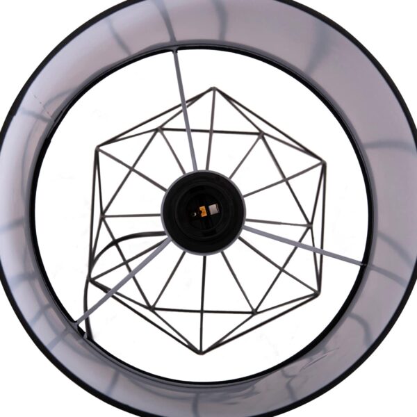 ΕΠΙΤΡΑΠΕΖΙΟ ΦΩΤΙΣΤΙΚΟ GEILO HM7416.11 ΜΑΥΡΟ ΜΕΤΑΛΛΙΚΟ--ΜΑΥΡΟ PVC ΚΑΠΕΛΟ Φ25x48,5Υεκ. - Image 6