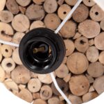 ΕΠΙΤΡΑΠΕΖΙΟ ΚΥΛΙΝΔΡΙΚΟ ΦΩΤΙΣΤΙΚΟ TWIGGY HM4427 DRIFTWOOD & ΜΠΕΖ ΚΑΠΕΛΟ Φ24.5x45Υεκ. - Image 5