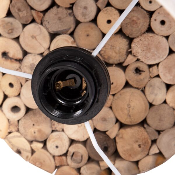 ΕΠΙΤΡΑΠΕΖΙΟ ΚΥΛΙΝΔΡΙΚΟ ΦΩΤΙΣΤΙΚΟ TWIGGY HM4427 DRIFTWOOD & ΜΠΕΖ ΚΑΠΕΛΟ Φ24.5x45Υεκ. - Image 5