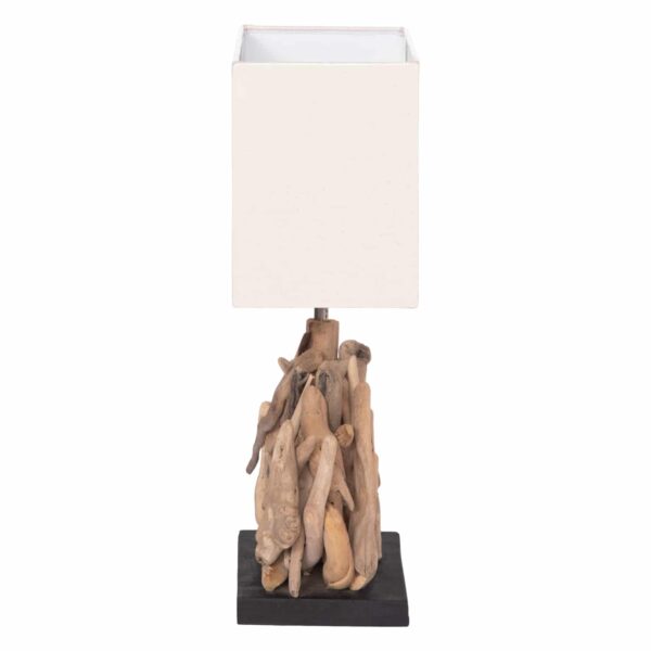 ΕΠΙΤΡΑΠΕΖΙΟ ΟΡΘΟΓΩΝΙΟ ΦΩΤΙΣΤΙΚΟ TWIGGY HM4424 DRIFTWOOD & ΛΕΥΚΟ ΚΑΠΕΛΟ 35.5x15x47Υεκ. - Image 4