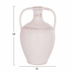 ΔΙΑΚΟΣΜΗΤΙΚΟΣ ΑΜΦΟΡΕΑΣ FEAX HM4676.02L ΛΕΥΚΗ ΤΕΡΑΚΟΤΑ--35x35x58Υεκ. - Image 2