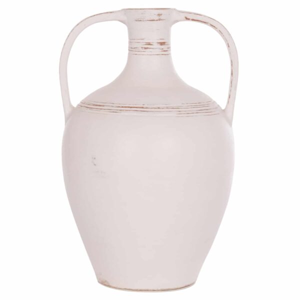 ΔΙΑΚΟΣΜΗΤΙΚΟΣ ΑΜΦΟΡΕΑΣ FEAX HM4676.02L ΛΕΥΚΗ ΤΕΡΑΚΟΤΑ--35x35x58Υεκ. - Image 3