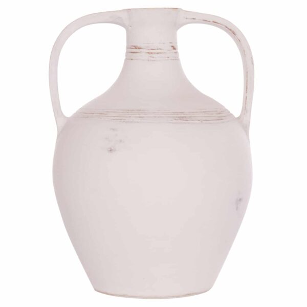 ΔΙΑΚΟΣΜΗΤΙΚΟΣ ΑΜΦΟΡΕΑΣ FEAX HM4676.02S ΛΕΥΚΗ ΤΕΡΑΚΟΤΑ--35x35x48Υεκ. - Image 3