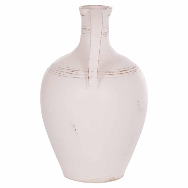 ΔΙΑΚΟΣΜΗΤΙΚΟΣ ΑΜΦΟΡΕΑΣ FEAX HM4676.02L ΛΕΥΚΗ ΤΕΡΑΚΟΤΑ--35x35x58Υεκ. - Image 4