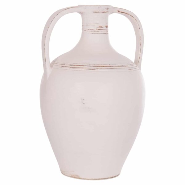 ΔΙΑΚΟΣΜΗΤΙΚΟΣ ΑΜΦΟΡΕΑΣ FEAX HM4676.02L ΛΕΥΚΗ ΤΕΡΑΚΟΤΑ--35x35x58Υεκ. - Image 5