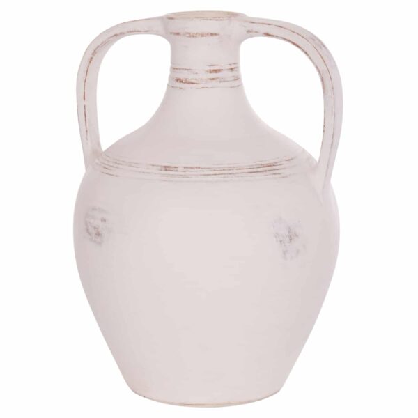 ΔΙΑΚΟΣΜΗΤΙΚΟΣ ΑΜΦΟΡΕΑΣ FEAX HM4676.02S ΛΕΥΚΗ ΤΕΡΑΚΟΤΑ--35x35x48Υεκ. - Image 5