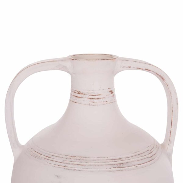 ΔΙΑΚΟΣΜΗΤΙΚΟΣ ΑΜΦΟΡΕΑΣ FEAX HM4676.02S ΛΕΥΚΗ ΤΕΡΑΚΟΤΑ--35x35x48Υεκ. - Image 6