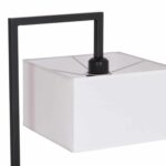 ΦΩΤΙΣΤΙΚΟ ΔΑΠΕΔΟΥ BRANS HM7532.11 ΜΕΤΑΛΛΟ ΜΑΥΡΟ--PVC ΛΕΥΚΟ ΚΑΠΕΛΟ 25x33x170Υεκ. - Image 5