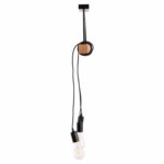 ΦΩΤΙΣΤΙΚΟ ΟΡΟΦΗΣ 3-ΦΩΤΟ VOLKS HM4658 ΜΕΤΑΛΛΟ-ΞΥΛΟ 49,5x5x134,5Υεκ. - Image 4