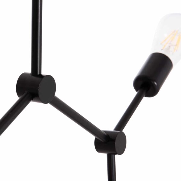 ΦΩΤΙΣΤΙΚΟ ΟΡΟΦΗΣ 3-ΦΩΤΟ LIGHTY HM7404.11 ΜΕΤΑΛΛΟ ΣΕ ΜΑΥΡΟ 52x5x48Υεκ. - Image 4