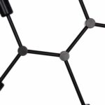 ΦΩΤΙΣΤΙΚΟ ΟΡΟΦΗΣ 4-ΦΩΤΟ LIGHTY HM7405.11 ΜΕΤΑΛΛΟ ΣΕ ΜΑΥΡΟ 57x5x52Υεκ. - Image 5