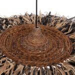ΦΩΤΙΣΤΙΚΟ ΟΡΟΦΗΣ ORDEM HM4715 ΚΑΠΕΛΟ ΙΝΕΣ SISAL & ΜΠΑΝΑΝΑΣ-ΜΑΥΡΟ & ΦΥΣΙΚΟ Φ75εκ - Image 4