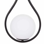 ΦΩΤΙΣΤΙΚΟ ΟΡΟΦΗΣ DROPLET HM7503.11 ΜΕΤΑΛΛΟ ΣΕ ΜΑΥΡΟ-ΛΕΥΚΟΣ ΓΛΟΜΠΟΣ 23,5x12x147Υεκ. - Image 5