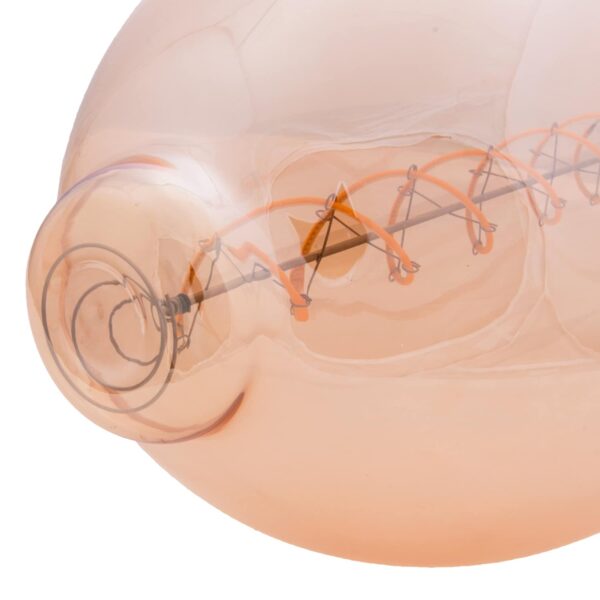 ΦΩΤΙΣΤΙΚΟ ΟΡΟΦΗΣ ΚΡΕΜΑΣΤΟ ΜΕ ΛΑΜΠΤΗΡΑ HM11927.01--ΣΧΟΙΝΙ 1m ΠΑΧΟΥΣ 2cm-ΝΤΟΥΙ Ε27 - Image 5