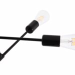 ΦΩΤΙΣΤΙΚΟ ΟΡΟΦΗΣ ΠΟΛΥΦΩΤΟ LIGHTY HM7427.11 ΜΕΤΑΛΛΟ ΣΕ ΜΑΥΡΟ 51x51x23Υεκ. - Image 6