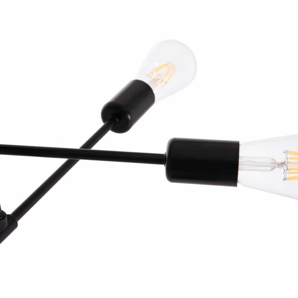 ΦΩΤΙΣΤΙΚΟ ΟΡΟΦΗΣ ΠΟΛΥΦΩΤΟ LIGHTY HM7427.11 ΜΕΤΑΛΛΟ ΣΕ ΜΑΥΡΟ 51x51x23Υεκ. - Image 6