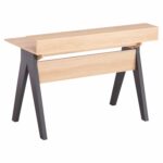 ΓΡΑΦΕΙΟ REXIN HM18290 ΜΕΛΑΜΙΝΗ ΣΕ SONAMA-ΓΚΡΙ 120x19-59x75-85,5ΥΥεκ. - Image 5