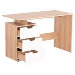 ΓΡΑΦΕΙΟ ΜΕ ΣΥΡΤΑΡΙΑ COLT HM18291 ΜΕΛΑΜΙΝΗ ΣΕ ΛΕΥΚΟ-SONAMA 120x53x75Υεκ. - Image 4