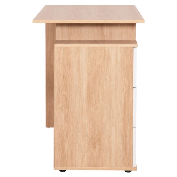 ΓΡΑΦΕΙΟ ΜΕ ΣΥΡΤΑΡΙΑ COLT HM18291 ΜΕΛΑΜΙΝΗ ΣΕ ΛΕΥΚΟ-SONAMA 120x53x75Υεκ. - Image 5