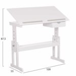ΓΡΑΦΕΙΟ/ΣΧΕΔΙΑΣΤΗΡΙΟ ASCENT HM18289 MDF ΣΕ ΛΕΥΚΟ 109x55x87,5Υεκ - Image 2