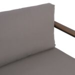 ΚΑΝΑΠΕΣ 2-ΘΕΣΙΟΣ SAFIYA HM5523.02 ΑΛΟΥΜΙΝΙΟ ΑΝΘΡΑΚΙ--ΓΚΡΙ ΜΑΞΙΛΑΡΙΑ 144x70x85Υεκ - Image 5