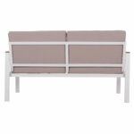 ΚΑΝΑΠΕΣ 2-ΘΕΣΙΟΣ SAFIN HM6279.01 ΑΛΟΥΜΙΝΙΟ ΛΕΥΚΟ-ΜΠΕΖ ΜΑΞΙΛΑΡΙΑ 140x70x77Υεκ - Image 6