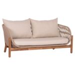 ΚΑΝΑΠΕΣ 2ΘΕΣΙΟΣ ΕΞ.ΧΩΡΟΥ SANJI HM6220 ΞΥΛΟ ΑΚΑΚΙΑΣ-ΑΛΟΥΜΙΝΙΟ-ΣΧΟΙΝΙ 168,5x80x82Υεκ.