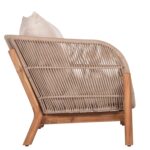 ΚΑΝΑΠΕΣ 2ΘΕΣΙΟΣ ΕΞ.ΧΩΡΟΥ SANJI HM6220 ΞΥΛΟ ΑΚΑΚΙΑΣ-ΑΛΟΥΜΙΝΙΟ-ΣΧΟΙΝΙ 168,5x80x82Υεκ. - Image 4