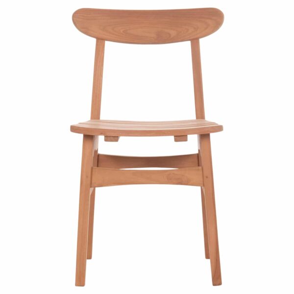 ΚΑΡΕΚΛΑ ΤΡΑΠΕΖΑΡΙΑΣ ΕΞ.ΧΩΡΟΥ ROBBIE HM18115 ΞΥΛΟ TEAK--ΦΥΣΙΚΟ 48x51x82Υεκ. - Image 3