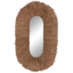 ΚΑΘΡΕΠΤΗΣ ΤΟΙΧΟΥ ΟΒΑΛ HM4711 ΠΛΑΙΣΙΟ ΙΝΕΣ ΣΙΖΑΛ ΣΕ ΧΡΩΜΑ ΦΥΣΙΚΟ 95x60x15(πάχος)εκ.