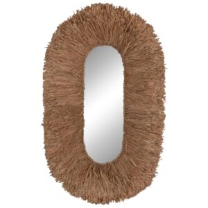 ΚΑΘΡΕΠΤΗΣ ΤΟΙΧΟΥ ΟΒΑΛ HM4711 ΠΛΑΙΣΙΟ ΙΝΕΣ ΣΙΖΑΛ ΣΕ ΧΡΩΜΑ ΦΥΣΙΚΟ 95x60x15(πάχος)εκ.