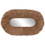 ΚΑΘΡΕΠΤΗΣ ΤΟΙΧΟΥ ΟΒΑΛ HM4711 ΠΛΑΙΣΙΟ ΙΝΕΣ ΣΙΖΑΛ ΣΕ ΧΡΩΜΑ ΦΥΣΙΚΟ 95x60x15(πάχος)εκ. - Image 3