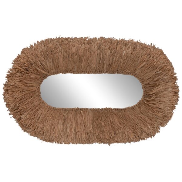 ΚΑΘΡΕΠΤΗΣ ΤΟΙΧΟΥ ΟΒΑΛ HM4711 ΠΛΑΙΣΙΟ ΙΝΕΣ ΣΙΖΑΛ ΣΕ ΧΡΩΜΑ ΦΥΣΙΚΟ 95x60x15(πάχος)εκ. - Image 3