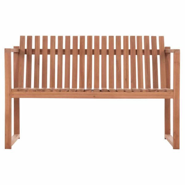ΠΑΓΚΑΚΙ ΚΗΠΟΥ 2ΘΕΣΙΟ VED HM18124 ΞΥΛΟ TEAK--ΦΥΣΙΚΟ ΧΡΩΜΑ 130x60x86Υεκ. - Image 3