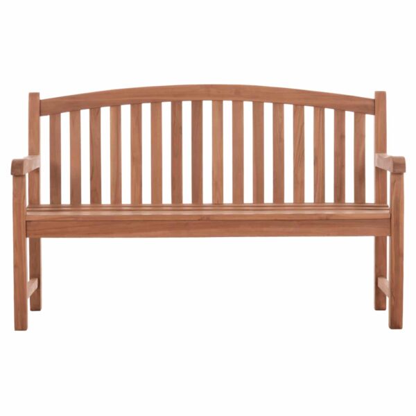 ΠΑΓΚΑΚΙ ΚΗΠΟΥ 3ΘΕΣΙΟ ELENA HM18125 ΞΥΛΟ TEAK--ΦΥΣΙΚΟ 150x61x95Υεκ. - Image 3