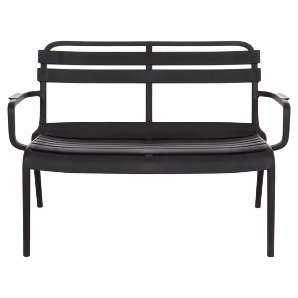 ΠΑΓΚΑΚΙ ΠΟΛΥΠΡΟΠΥΛΕΝΙΟΥ 2ΘΕΣΙΟ KORVER HM6332.02 ΜΑΥΡΟ 113x65x76Υεκ. - Image 3