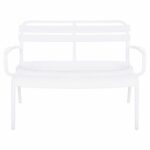 ΠΑΓΚΑΚΙ ΠΟΛΥΠΡΟΠΥΛΕΝΙΟΥ 2ΘΕΣΙΟ KORVER HM6332.01 ΛΕΥΚΟ 113x65x76Υεκ. - Image 3