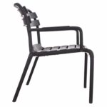 ΠΑΓΚΑΚΙ ΠΟΛΥΠΡΟΠΥΛΕΝΙΟΥ 2ΘΕΣΙΟ KORVER HM6332.02 ΜΑΥΡΟ 113x65x76Υεκ. - Image 4