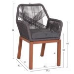 ΠΟΛΥΘΡΟΝΑ ΑΛΟΥΜΙΝΙΟΥ HOWARD HM5543.11 ΚΑΦΕ--ΣΧΟΙΝΙ & ΜΑΞΙΛΑΡΙ ΓΚΡΙ 57.5x62x84Υεκ - Image 2