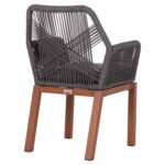 ΠΟΛΥΘΡΟΝΑ ΑΛΟΥΜΙΝΙΟΥ HOWARD HM5543.11 ΚΑΦΕ--ΣΧΟΙΝΙ & ΜΑΞΙΛΑΡΙ ΓΚΡΙ 57.5x62x84Υεκ - Image 5