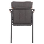 ΠΟΛΥΘΡΟΝΑ ΑΛΟΥΜΙΝΙΟΥ SENTI HM6204.01 ΣΚΕΛΕΤΟΣ & OLEFIN ΣΚΟΥΡΟ ΓΚΡΙ 60x55.5x90Υεκ - Image 6