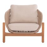 ΠΟΛΥΘΡΟΝΑ ΕΞ.ΧΩΡΟΥ SANJI HM6221 ΞΥΛΟ ΑΚΑΚΙΑΣ-ΑΛΟΥΜΙΝΙΟ-ΣΧΟΙΝΙ 88x78x68-75Υεκ - Image 3