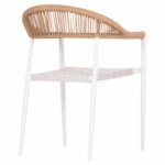 ΠΟΛΥΘΡΟΝΑ BERG HM6284.01 ΑΛΟΥΜΙΝΙΟ & TEXTILENE ΛΕΥΚΟ--P.E.TWISTED RATTAN 55x56x79Υεκ - Image 5