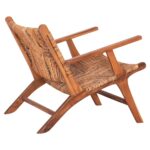 ΠΟΛΥΘΡΟΝΑ TONDO HM9914 ΞΥΛΟ ΤΕΑΚ--ΨΑΘΑ ΑΠΟ ΣΧΟΙΝΙ ΜΠΑΝΑΝΑΣ 69x74x68Υεκ. - Image 5