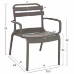 ΠΟΛΥΘΡΟΝΑ ΣΑΛΟΝΙΟΥ ΠΟΛΥΠΡΟΠΥΛΕΝΙΟΥ KORVER HM6333.05 DARK OLIVE GREEN 63.5x65x76Υεκ. - Image 2